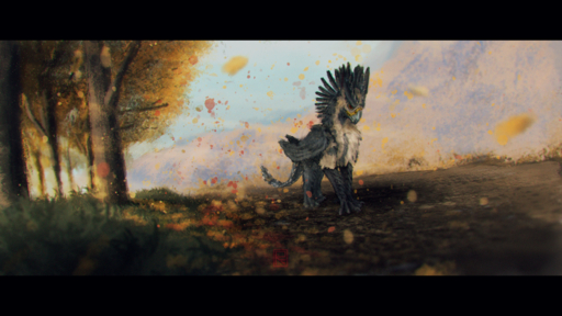16:9 2018 4_toes ambiguous_gender autumn avian beak bird black_claws blurred_background blurred_foreground chest_tuft claws day digital_media_(artwork) falcon falconid falcrus falcrus_(character) feathered_wings feathers feet feral folded_wings forest fur grass grey_beak grey_body grey_feathers grey_fur gryphon hi_res letterbox logo male mountain multicolored_body multicolored_feathers multicolored_fur mythological_avian mythology outside path peregrine_falcon plant quadruped red_eyes sharp_claws sky solo stripes tail_feathers toe_claws toes tree tuft two_tone_body two_tone_fur walking white_body white_feathers white_fur white_stripes widescreen wings // 1920x1080 // 3.1MB