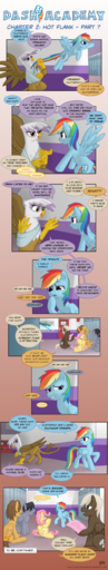 absurd_res avian beak blue_body blue_feathers blue_fur bullying comic cutie_mark dialogue digital_media_(artwork) dumb-bell_(mlp) english_text equid equine feathered_wings feathers female feral fluttershy_(mlp) fur gilda_(mlp) group gryphon hair hi_res hoops_(mlp) horse insult long_image mammal multicolored_hair mythological_avian note pegasus rainbow_dash_(mlp) rainbow_hair rescue score_(mlp) sorc tail_pull tall_image text url wings // 800x4214 // 2.1MB