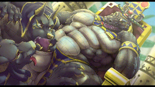 16:9 2020 4_fingers abs animated anthro anthro_on_anthro anthro_penetrated anthro_penetrating anthro_penetrating_anthro anubian_jackal anubis arm_support ball_lick balls barazoku biceps big_balls big_penis biped black_body black_border black_skin blue_clothing bodily_fluids border breath breathing canid canine canis chair cheek_bulge claws clothing clothing_aside column compression_artifacts countershade_scales countershading crocodile crocodilian crocodylid cum cum_drip cum_in_mouth cum_inside day deity detailed_background digital_drawing_(artwork) digital_media_(artwork) dominant dominant_male dripping dutch_angle egyptian_clothing egyptian_headdress egyptian_mythology erection facial_markings fangs fellatio fingers front_view furniture genital_fluids genitals geppei5959 green_eyes grey_body grey_scales grey_skin group group_sex half-closed_eyes hand_on_leg head_in_crotch head_markings humanoid_genitalia humanoid_penis interspecies jackal jewelry kneeling leaning leaning_forward letterbox licking looking_at_genitalia looking_at_own_penis looking_at_penis looking_at_self looking_down looking_pleasured loop low_res male malemale male_penetrated male_penetrating male_penetrating_male mammal markings middle_eastern_mythology moan motion_tweening muscular muscular_male mythology narrowed_eyes navel obliques open_mouth oral oral_penetration ornament ornaments outside palm_tree panting pecs penetration penile penis penis_grab pink_penis plant purple_penis quads red_eyes red_tongue relaxing reptile scales scalie sex short_playtime side_view sideways_oral sitting sky sobek spread_legs spreading submissive submissive_male sucking teeth thick_penis three-quarter_view threesome throbbing throbbing_balls throne tongue tongue_out topless_male tree trio underwear underwear_aside wet wet_penis widescreen yellow_claws yellow_clothing yellow_markings yellow_nose // 480x270 // 2.9MB
