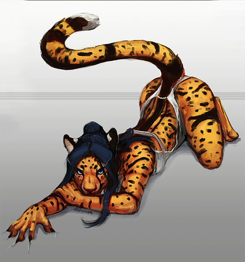 5_claws 5_fingers anthro arm_spots ass_up back_spots backless_clothing barefoot biped black_body black_claws black_ears black_face black_fur black_hands black_markings black_pupils black_spots black_tail blue_eyes blue_hair breasts cheetah claw_marks clawing claws clothed clothing conditional_dnp dark_claws dark_ears dark_hair dark_markings dark_pupils dark_spots digitigrade ear_markings facial_markings facial_spots feet felid feline female finger_claws fingers fur fur_markings furgonomics glare gradient_background hair hand_on_arm hand_spots head_markings holding_arm inner_ear_fluff intimidating king_cheetah leg_spots light_ears light_markings lily_(oouna) looking_at_viewer lying mammal markings middle_part monotone_claws monotone_feet monotone_hair monotone_paws multi_tone_body multi_tone_fur multi_tone_tail multicolored_body multicolored_ears multicolored_face multicolored_fur multicolored_hands multicolored_inner_ear multicolored_tail narrow_tail no_sclera on_front one-piece_swimsuit oouna orange_body orange_face orange_feet orange_fur orange_hands orange_paws orange_tail paws pupils raised_tail ring_marking simple_background skinny_tail snout solo spots spotted_arms spotted_back spotted_body spotted_face spotted_fur spotted_hands spotted_legs spotted_markings stripes swimwear tail_clothing tail_markings tan_inner_ear tuft two_tone_ears two_tone_face two_tone_hands two_tone_inner_ear wavy_tail white_body white_ears white_fur white_inner_ear_fluff white_markings white_tail // 750x804 // 338.4KB