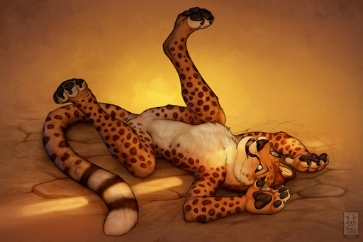 anchee anthro cheetah claws felid feline female fur genitals hindpaw kesh_(pojodan) legs_up looking_at_viewer lying mammal nude on_back open_mouth pawpads paws pussy solo spots spotted_body spotted_fur spread_legs spreading toe_claws // 1280x853 // 305.6KB