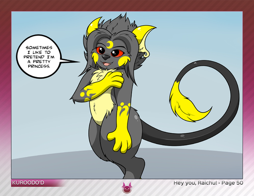 alternate_color ambiguous_gender dialogue digitigrade english_text fan_character feral generation_1_pokemon hi_res kuroodod kuroodod_(fursona) looking_at_viewer mammal open_mouth pokemon_(species) raichu red_eyes rodent solo text video_games wide_hips // 1650x1275 // 6.0MB