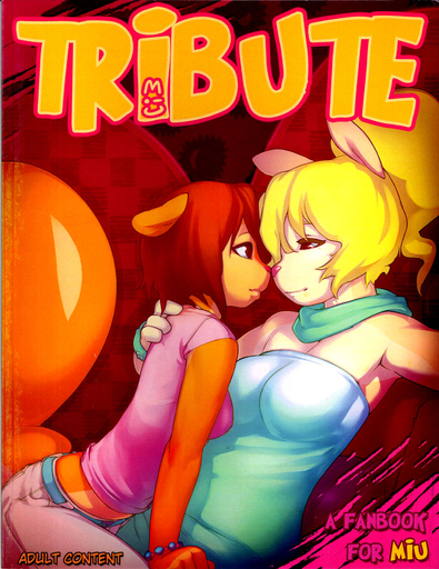 anthro big_breasts blonde_hair breasts brown_eyes brown_hair clothed clothing cover cover_art cover_page cream_(miu) doxy dress duo english_text eye_contact female femalefemale fur hair lagomorph long_hair looking_at_another mammal orange_body orange_fur peaches_(miu) rodent romantic romantic_ambiance romantic_couple sciurid short_hair tan_body tan_fur text tree_squirrel // 838x1085 // 240.1KB