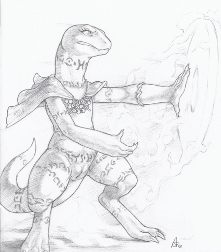 2020 3_toes 4_fingers action_pose anthro claws clothing crestfallenartist crusch_lulu featureless_chest feet female fingers flat_chested genitals greyscale lizard lizardman magic magic_user markings monochrome mostly_nude overlord_(series) pose pussy reptile scalie signature simple_background solo standing toe_claws toes traditional_media_(artwork) tribal_markings white_background // 890x1016 // 1001.9KB