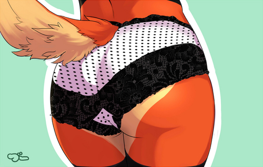 ambiguous_gender anthro boosterpang boosterpang_(character) butt butt_shot cervid clothing mammal panties simple_background solo underwear // 900x573 // 344.6KB