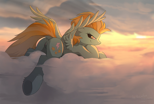 2016 anus butt casual_nudity cloud collaboration cutie_mark equid equine feathered_wings feathers female feral genitals hioshiru horse kejifox lightning_dust_(mlp) mammal pegasus pussy smile solo wings // 1200x813 // 629.4KB