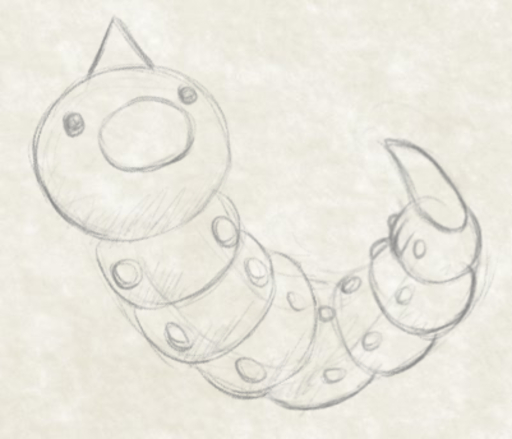 2015 arthropod female feral genitals graphite_(artwork) insect looking_at_viewer low_res monochrome nintendo pencil_(artwork) pokemon pokemon_(species) pussy simple_background solo traditional_media_(artwork) video_games weedle white_background yaroul // 401x344 // 129.5KB