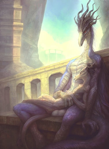 2021 absurd_res anthro balls blue_body blue_scales dragon dragonoid_(dark_souls) duo eyes_closed genitals hi_res horn humanoid_genitalia humanoid_penis klongi larger_anthro larger_male male malemale on_lap penis red_eyes scales sitting size_difference sleeping smaller_anthro smaller_male storm_king_(dark_souls) video_games wingless_dragon // 1941x2637 // 613.7KB