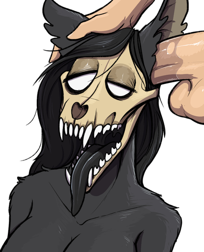 2019 ahegao anthro anthro_penetrated balls black_body black_fur black_hair black_tongue bone breasts canid canine digital_media_(artwork) disembodied_penis duo ear_penetration female female_focus female_penetrated fucked_silly fur genitals grey_body grey_fur hair half-closed_eyes hi_res human human_on_anthro human_penetrating human_penetrating_anthro humanoid humanoid_genitalia humanoid_penis interspecies keadonger long_hair long_tongue looking_pleasured lube male malefemale male_penetrating male_penetrating_female malo mammal mindfuck monster narrowed_eyes nude open_mouth penetration penis scp-1471 scp-1471-a scp_foundation sex sharp_teeth simple_background skull solo_focus teeth tongue tongue_out undead white_background // 1371x1691 // 859.8KB
