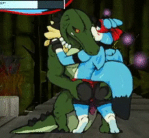 alligator alligatorid anal anal_penetration animated anthro bodily_fluids butt butt_grab clothed clothing crocodilian cum cum_in_ass cum_inside duo genital_fluids hand_on_butt joe_(oh_so_hero!) low_res male malemale mammal mask penetration reptile riding scalie sex tagme thumbnail unknown_artist wings // 218x202 // 5.1MB