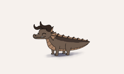 2019 2_frame_animation 5:3 ^_^ animated aquatic_dragon belly_scales brown_body brown_scales chibi countershade_face countershade_tail countershade_torso countershading cute_face digital_drawing_(artwork) digital_media_(artwork) dorsal_fin dragon ear_frill eyes_closed feral fin frill_(anatomy) gundypip happy horn loop marine pippin_(gundypip) quadruped reptile scales scalie shadow short_playtime simple_background smile snout solo standing tan_body tan_countershading tan_scales teeth white_background // 1200x720 // 89.7KB