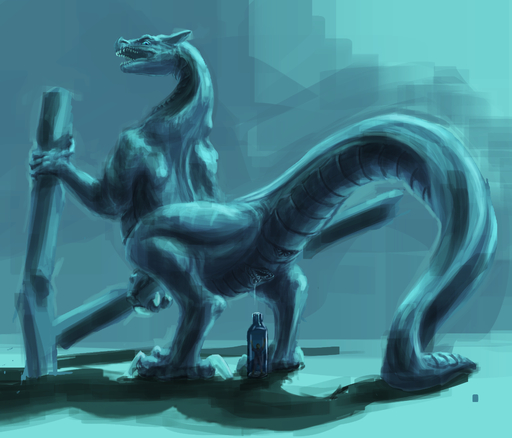 2019 apelairplane blue_background blue_body bodily_fluids bottle claws digital_media_(artwork) dragon duo female feral genital_fluids genitals hi_res male malefemale mammal micro nude open_mouth pussy scalie simple_background size_difference sketch // 1702x1457 // 1.2MB