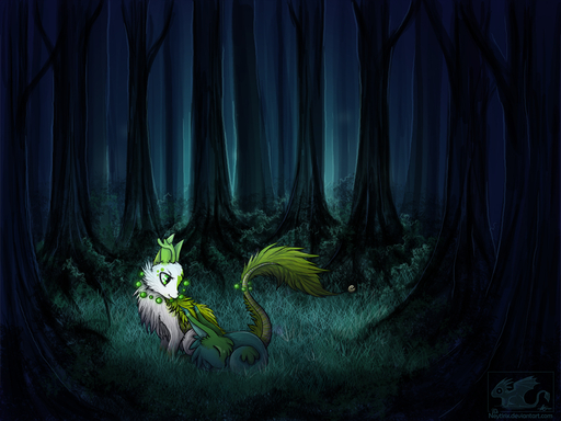 detailed_background dragon duo feral fur grass green_eyes horn hybrid lying neytirix night outside plant sitting sleeping smile white_body white_fur // 1134x850 // 601KB