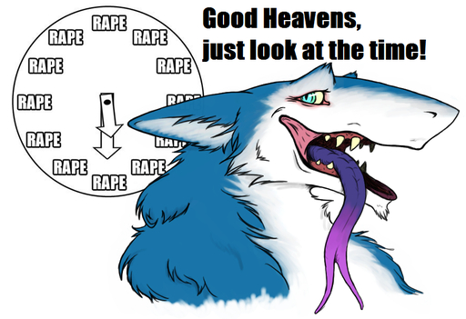 ambiguous_gender blue_body blue_eyes blue_fur english_text forked_tongue fur humor image_macro long_tongue mammal meme northern_sergal purple_tongue rape_clock sergal simple_background solo teeth text the_truth tongue tongue_out unknown_artist unknown_character white_background white_body white_fur // 880x604 // 325.6KB