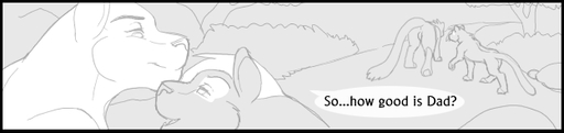 black_border border butt digital_drawing_(artwork) digital_media_(artwork) felid female feral group male mammal monochrome pantherine reallynxgirl shads // 624x147 // 24.3KB