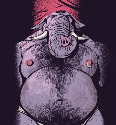 2017 anthro areola barazoku belly belly_overhang big_belly body_hair briefs chest_hair clothing dramamine elephant elephantid forest hairy happy_trail looking_at_viewer male mammal mature_anthro mature_male moobs musclegut muscular muscular_anthro muscular_male navel nipple_piercing nipples overweight overweight_anthro overweight_male pecs perspective piercing plant proboscidean rushik_(dramamine) solo stomach_hair tighty_whities tree trunk tusks underwear white_clothing white_underwear // 922x998 // 737.3KB