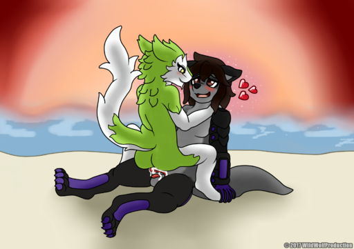 <3 anthro anthro_on_anthro apple beach blush bodily_fluids butt canid canine cowgirl_position cum cum_in_pussy cum_inside detailed_background duo female female_on_top female_penetrated food from_front_position fruit fur genital_fluids genitals hi_res hybrid interspecies knot male malefemale male_on_bottom male_penetrating male_penetrating_female mammal on_bottom on_top outside penetration penile penile_penetration penis penis_in_pussy plant public pussy ray_van_siegheart sand seaside sergal sex sex_on_the_beach sky vaginal vaginal_penetration water wildwolfproduction // 2008x1417 // 2.0MB