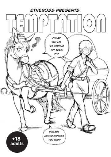 2016 ? after_transformation asinus big_teats blush cart clothing comic dialogue donkey duo english_text equid equine etheross female feral hooves horse human male mammal monochrome simple_background sketch teats text udders white_background // 818x1158 // 216.0KB