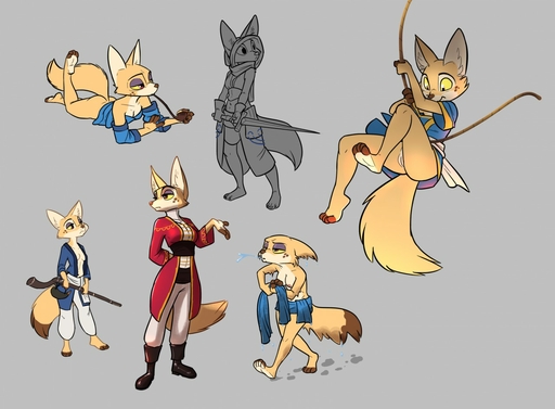 2017 anthro breasts canid canine cleavage clothed clothing farah_(siroc) female fennec fox fully_clothed fur genitals grey_background gun holding_gun holding_object holding_sword holding_weapon mammal melee_weapon multiple_images no_underwear pussy ranged_weapon simple_background siroc smoking smoking_pipe solo sword tan_body tan_fur topless upskirt vulpes weapon wet // 1280x942 // 164.3KB
