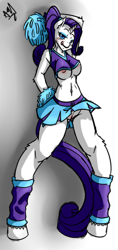 2012 anthro anthrofied areola avante92 biped blue_eyes blue_hair blue_tail blush breasts cheerleader clothed clothing digital_media_(artwork) equid equine female full-length_portrait fur genitals hair hi_res horn horse licking licking_lips long_hair long_tail looking_at_viewer mammal nipples pom_poms ponytail portrait purple_hair pussy rarity_(mlp) self_lick simple_background skimpy solo tongue tongue_out under_boob unicorn white_background white_body white_ears white_fur // 853x1800 // 616.8KB