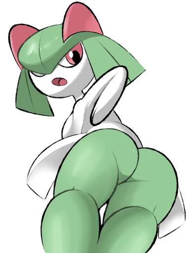 breasts butt female humanoid kirlia looking_at_viewer nintendo not_furry pokemon pokemon_(species) simple_background solo video_games vilepluff white_background // 681x906 // 277.9KB