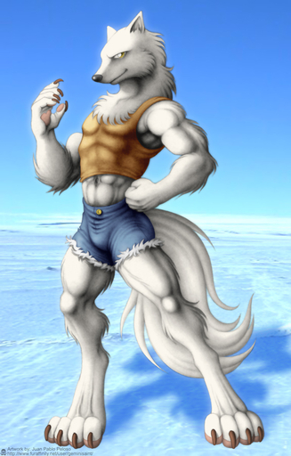 2008 abs anthro arctic_fox biceps biped black_nose bottomwear canid canine claws clothing denim denim_clothing flexing fluffy fluffy_tail fox fur geminisaint grey_body grey_fur grin looking_at_viewer male mammal muscular muscular_anthro muscular_male outside pawpads paws pecs pose shirt shorts smile snow solo standing tank_top toe_claws topwear vulpes yellow_eyes // 750x1175 // 205.4KB
