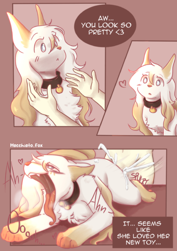 absurd_res anthro bestiality bodily_fluids collar comic_panel cum cum_in_pussy cum_inside duo english_text fan_character female female_penetrated feral genital_fluids hair hi_res human human_on_feral interspecies latte_(macchiato_fox) long_hair macchiato_fox male malefemale mammal ninetales penetration pokemon_(species) pokephilia saliva text tongue tongue_out video_games // 1764x2508 // 2.0MB