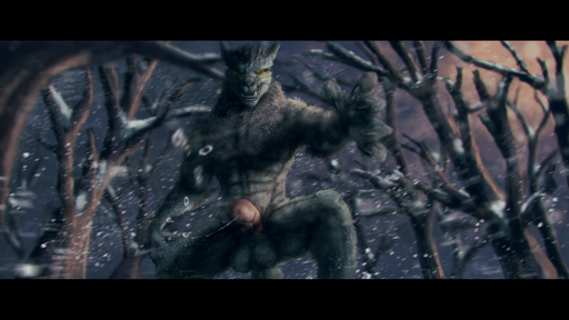 2018 5_fingers abs anthro ball_tuft balls biped black_body black_claws black_eyes black_fur blizzard_(weather) blurred_background blurred_foreground bodily_fluids body_hair canid canine chest_hair claws digital_media_(artwork) dripping erection falcrus fingers first_person_view forest fur genital_fluids genitals glans glowing glowing_eyes grey_balls grey_body grey_fur grin happy_trail head_tuft hi_res humanoid_genitalia humanoid_penis letterbox licking licking_lips looking_at_viewer looking_down male mammal neck_tuft night nude outside penis penis_towards_viewer pink_penis pink_tongue plant precum precum_drip self_lick sharp_claws sharp_teeth smile snow snowing solo standing teeth tongue tongue_out tree tuft watermark were werecanid werecanine werewolf yellow_sclera // 3000x1688 // 6.7MB