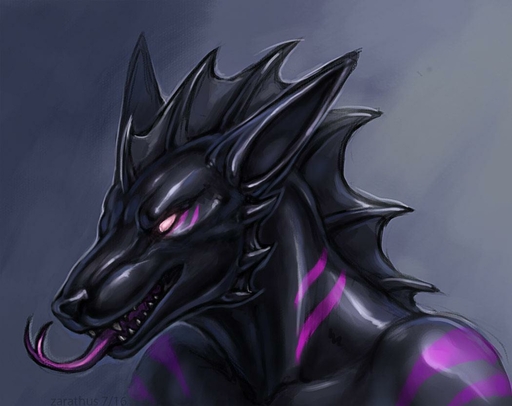 anthro chiropteran forked_tongue glowing glowing_eyes gradient male mammal membrane_(anatomy) raak rakisha rubber solo spines stripes tongue tongue_out zarathus // 1050x833 // 65.7KB