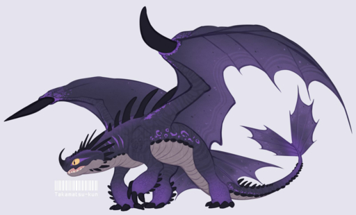 dragon dreamworks feral hi_res horn how_to_train_your_dragon hybrid looking_away night_fury open_mouth pupils purple_body purple_scales scales scalie simple_background skrill_(species) slit_pupils solo standing takamatsu-kun teeth western_dragon white_background wings yellow_eyes // 1600x970 // 795.5KB